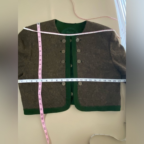 Burgi Vintage 80-90’s rare wool jacket - Picture 11 of 15